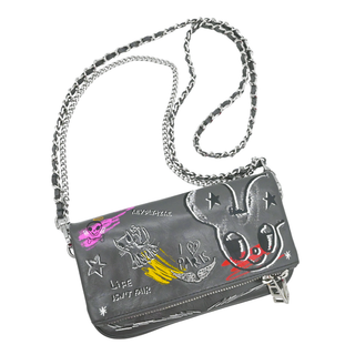 Rock Mini Humberto Graffiti Leather Bag