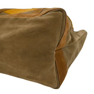 Le Cabas Colorblock Suede Large Tote Bag