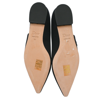 J’Adior Technical Fabric Pointed-Toe Ballet Flats