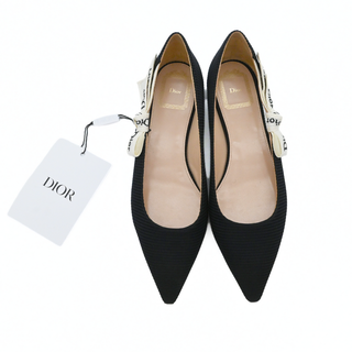 J’Adior Technical Fabric Pointed-Toe Ballet Flats