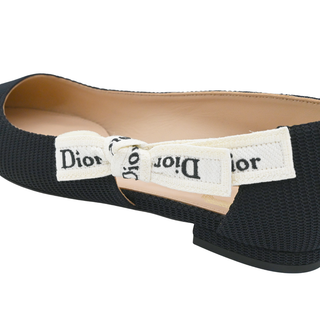 J’Adior Technical Fabric Pointed-Toe Ballet Flats