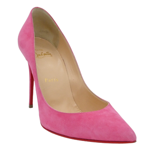 Pigalle Pink Suede Pumps