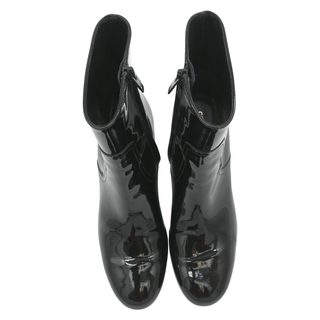 Triomphe Patent Leather Ankle Boots