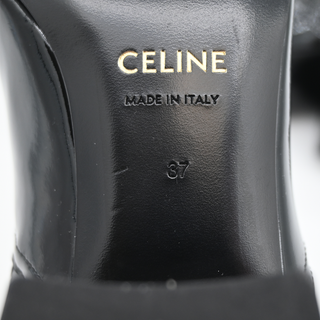 Triomphe Patent Leather Ankle Boots