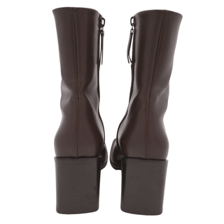 Brown Leather Ankle Boots
