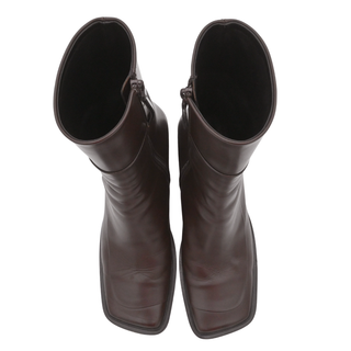 Brown Leather Ankle Boots
