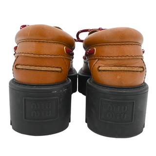 Leather Platform Boat Shoes