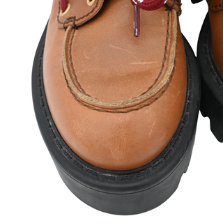 Leather Platform Boat Shoes