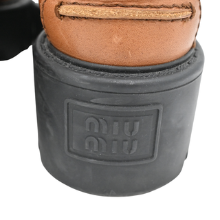 Leather Platform Boat Shoes
