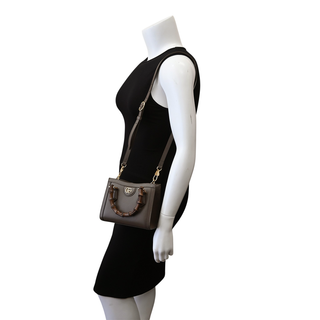 Dark Taupe Diana Small Tote Bag