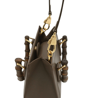Dark Taupe Diana Small Tote Bag
