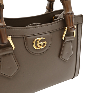 Dark Taupe Diana Small Tote Bag