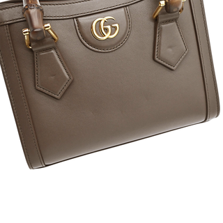 Dark Taupe Diana Small Tote Bag