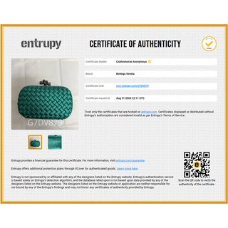 Turquoise Knot Intrecciato Satin Clutch
