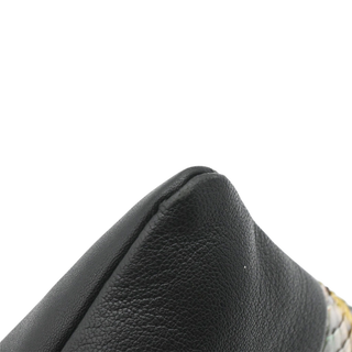 Solo Multicolor Snakeskin & Leather Clutch
