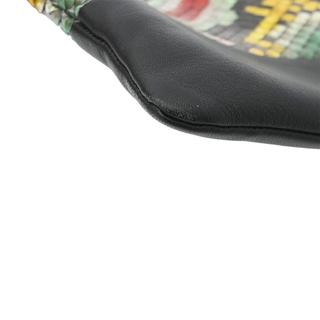 Solo Multicolor Snakeskin & Leather Clutch