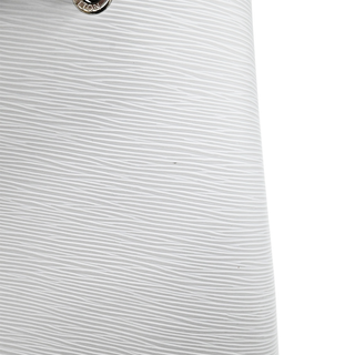 White Epi Néonoé MM Bucket Bag
