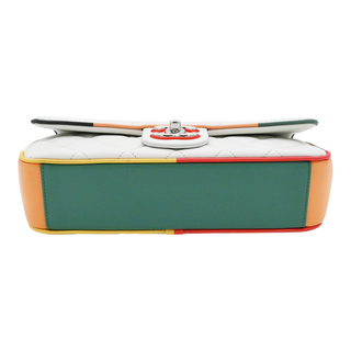 Cuba Color White Medium Single Flap Bag