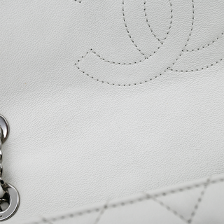 Cuba Color White Medium Single Flap Bag