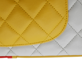 Cuba Color White Medium Single Flap Bag