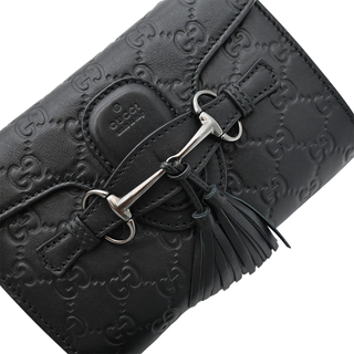 Black Guccissima Emily Mini Bag