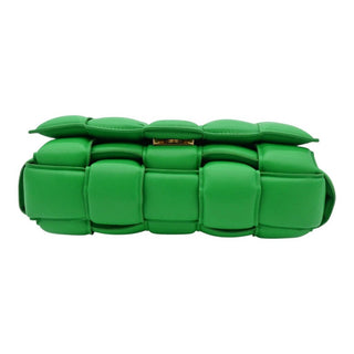 Chain Cassette Padded Intrecciato Leather Shoulder Bag