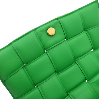 Chain Cassette Padded Intrecciato Leather Shoulder Bag