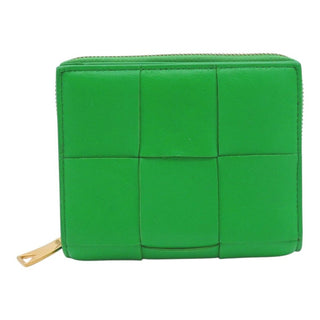 Cassette Intrecciato Bi-Fold Zip Wallet