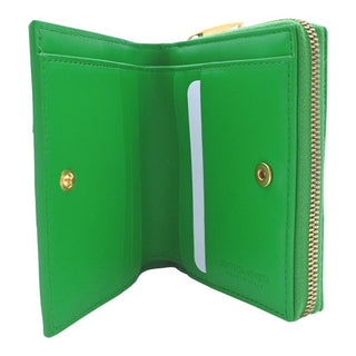 Cassette Intrecciato Bi-Fold Zip Wallet