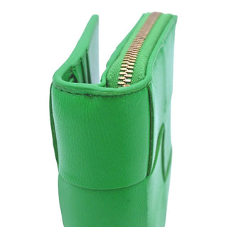 Cassette Intrecciato Bi-Fold Zip Wallet