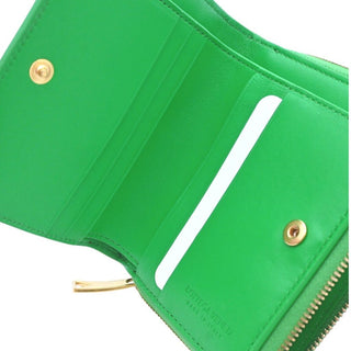 Cassette Intrecciato Bi-Fold Zip Wallet
