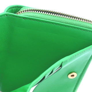 Cassette Intrecciato Bi-Fold Zip Wallet