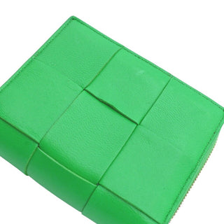 Cassette Intrecciato Bi-Fold Zip Wallet