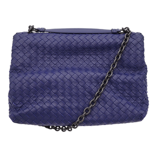 Olimpia Intrecciato Leather Shoulder Bag