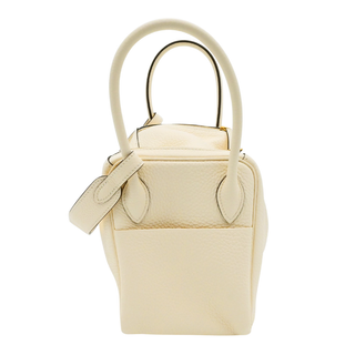 Cream Leather Lindy 26 Bag