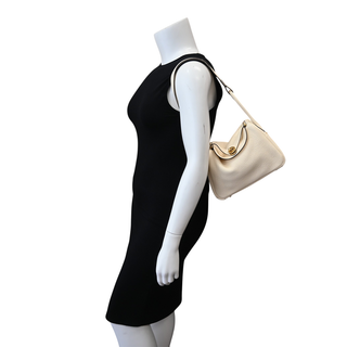Cream Leather Lindy 26 Bag