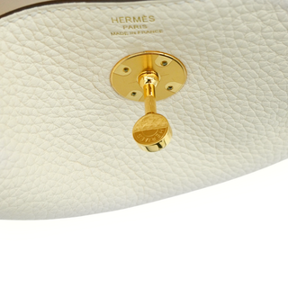 Cream Leather Lindy 26 Bag