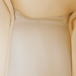 Cream Leather Lindy 26 Bag