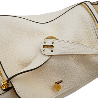 Cream Leather Lindy 26 Bag