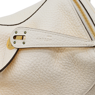 Cream Leather Lindy 26 Bag