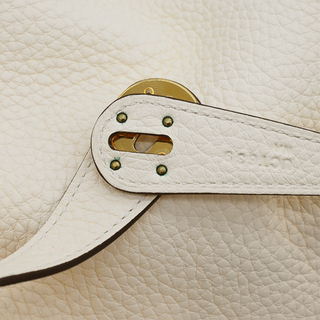 Cream Leather Lindy 26 Bag