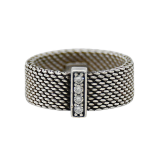 Diamond Somerset Mesh Ring