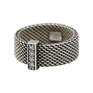 Diamond Somerset Mesh Ring