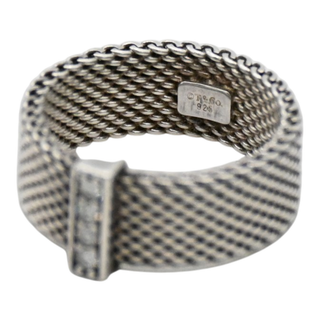 Diamond Somerset Mesh Ring