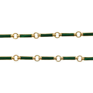 Malachite Element Chain Necklace