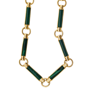 Malachite Element Chain Necklace
