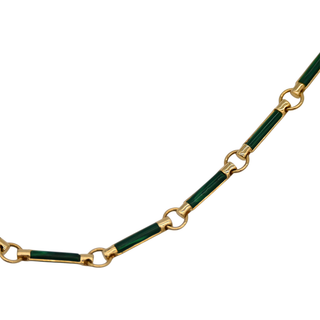 Malachite Element Chain Necklace