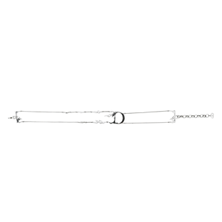 Flame D Logo Choker Necklace