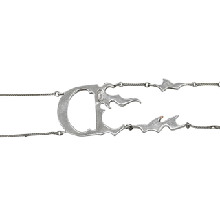 Flame D Logo Choker Necklace