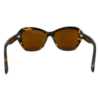 Polarized Tortoiseshell Chain CC Sunglasses